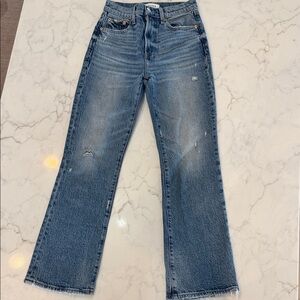 Pistola Distressed Blue Flare Jeans